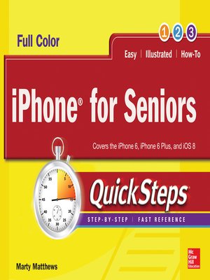 cover image of iPhone for Seniors QuickSteps